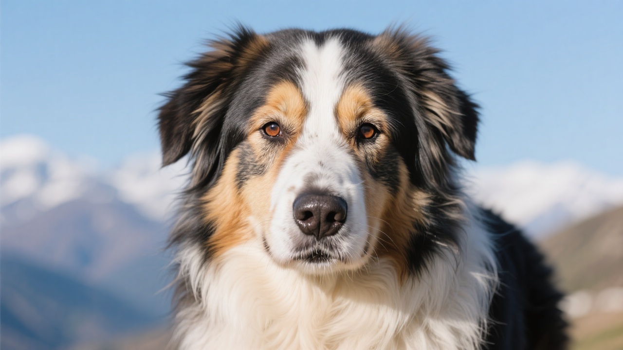 比利牛斯牧羊犬 主视图